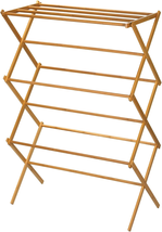 6524 Tall Indoor Folding Wooden Clothes Drying Rack | Dry - $99.98
