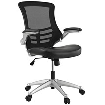 Modway Attainment Mesh Back And Black Vinyl Seat Modern Office Chair  - £154.75 GBP