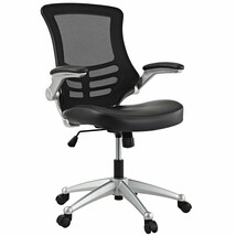 Modway Attainment Mesh Back And Black Vinyl Seat Modern Office Chair  - £156.93 GBP