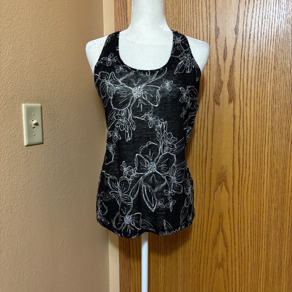 Halogen Ladies Small Racerback style pullover Linen top - $20.00