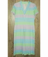 Vintage 60s Scooter Dress Geometric Polka Dot Large Circles by Kimberly - €33,00 EUR