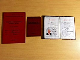 Soviet vintage documents for one person. Original. USSR.5 - £33.27 GBP