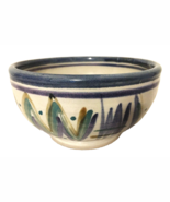 Studio Art Pottery Bowl by Theresa Yondo Blue White &amp; Multi 3&quot;H 6&quot;W 16 o... - $132.86 MXN