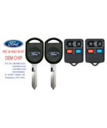 2 New Ford H92 SA 80 BIT OEM Original Chip + 4 button Remote Best Qualit... - £25.73 GBP