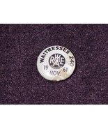 1961 Waitresses 240 Union Pinback Button, Pin - £4.69 GBP