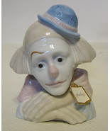 Paul Sebastian Feelings Clown Figurine Porcelain Multicolor Pastel 6 Inc... - $27.42 CAD