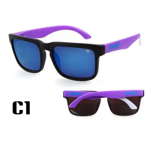 Retro KEN BLOCK gles Men Square Frame Clic  Designer 2022 Hot Sale Driving Male  - $33.70