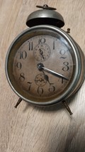 ANTIQUE ALARM CLOCK, FMS, MADE IN GERMANY. working condition. - $188.10