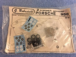 G. Robustelli 1/43 Porsche 956 Model Car Parts Wheels Tires Decals Transkit 3 - £47.96 GBP