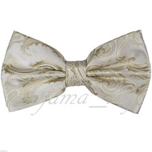 Beige Men&#39;s BUTTERFLY Design Pretied Bow tie Prom Wedding Formal Formal - $10.28