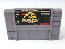 Vintage SNES Jurassic Park Super Nintendo Authentic Cartridge Only Tested Workg - £11.67 GBP