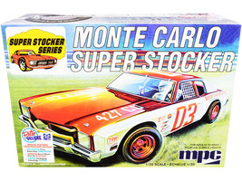 Skill 2 Model Kit 1971 Chevrolet Monte Carlo Super Stocker 1/25 Scale Model b... - £38.00 GBP