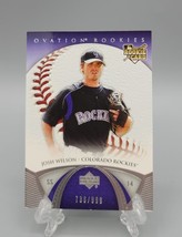 2006 Upper Deck Ovation Rookies #91 Josh Wilson RC Colorado Rockies /999 - £1.31 GBP