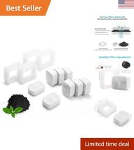 Replacement Filters for Tritone &amp; Fiumi Ceramic Pet Water Fountain, 8PCS... - $31.59