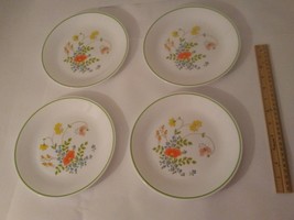 Vintage Corelle Wildflower lunch plates 4 - £26.14 GBP
