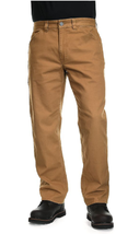 Ridgecut YMB-10271-TN Men&#39;s Straight Fit Canvas Work Pants, Rubber, S36X30 - $54.88