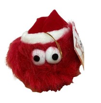 Holiday Harry Toy Fluff Ball Santa  By Zanies 4.5 inches Plush - £8.94 GBP