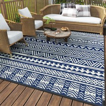 MontVoo-Outdoor Rug Carpet Waterproof 6x9 ft Reversible Rug - £56.49 GBP