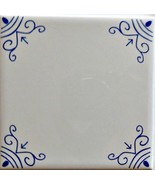 Blue and White Delft Style wall tiles Oxhead corners - £3.92 GBP