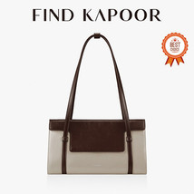 [FIND KAPOOR] MARTY S 33 CRINKLED Oatmeal Dark Brown Korean Brend - $219.00