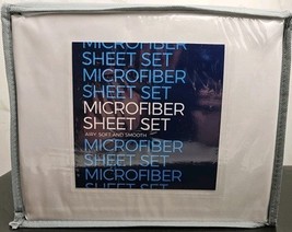 Microfiber Sheet Set Size Queen White NEW - $35.00