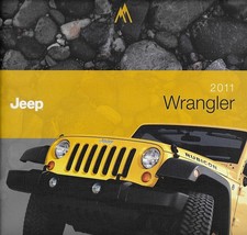 2011 Jeep WRANGLER brochure catalog US 11 Unlimited Sahara Rubicon - £8.01 GBP