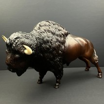 Breyer Buffalo Bison #76 Nice Vintage 1965-1991 Dark Brown Breyer Moldin... - $733.85 MXN