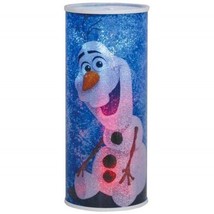 Walt Disney&#39;s Frozen Movie Olaf Cylindrical Changing Colors NightLight N... - £16.64 GBP
