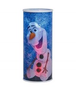 Walt Disney&#39;s Frozen Movie Olaf Cylindrical Changing Colors NightLight N... - £16.69 GBP