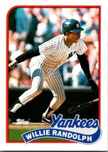 1989 Topps Willie Randolph #635 New York Yankees Baseball Card - £1.40 GBP