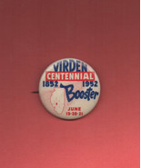 Virden Illinois 1852-1952 Centennial Booster vintage Button/PIN - $3.27 CAD