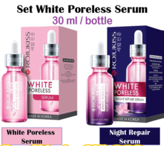 Rojukiss White Poreless Serum + Night Repair Serum Reduce Dark Spots Smooth Skin - £77.17 GBP+