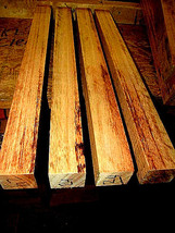 4 KD EXOTIC RED GRANDIS TURNING LATHE WOOD BLANK LUMBER 2 X 2 X 24&quot; - £23.31 GBP