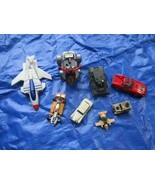 Vintage 80 Transformers toy lot Bandai Takara Fair Lady dinobot tank 83 ... - $129.99