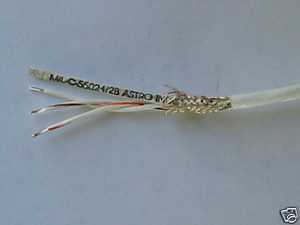 MIL-C-55021/2B Astro P/N E22C9-91-93STW 3 Cond shielded - $1.99