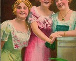 Vtg Postcard 1910s - Three Queens Looking for a Jack Dressed Up Victoria... - $5.97