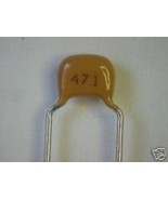 470pF 10% 50V X7R Radial Ceramic Capacitors - 25pc lots - $55.73 MXN