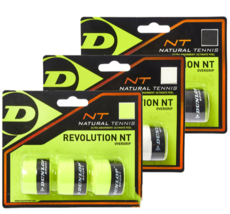 Dunlop Revolution NT Overgrip 0.6mm Badminton Tennis Racket Tape 3Grips/... - $17.73+