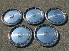 Lot of 5 genuine Ford Mustang 14 inch hubcaps wheel covers - $55.75