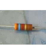 3.6K Ohm 5% 1/2 Watt AB Carbon Composition Resistors - 10 pc lots - $6.49