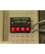 2 DIALIGHT P/N 555-4004 2mm QUAD RED LEDs W/5V Resistor - £3.15 GBP