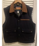 Cripple Creek Men’s XL Wool Snap Vest Jacket Coat Western Cowboy - $49.99