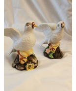 Vintage Flambro Dove Figurines Porcelain - Boxed Pair - £6.18 GBP