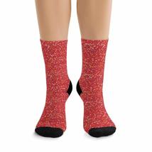 Snow Little Dots Mix Flame Scarlet DTG Socks - £18.68 GBP