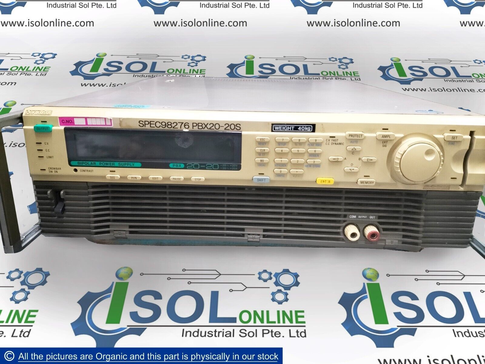Kikusui PBX20-20S PROGRAMMABLE Bipolar Power Supply Spec98276 Japan - $4,975.00
