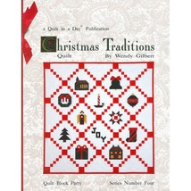 Quilt in a Day Christmas Traditions Sampler Quilt Pattern Quilt Block Party 4 - £4.37 GBP
