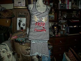 FREE FOR HUMANITY  Wonderful Striped Bling Dress Size S - £21.81 GBP