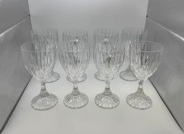 Set of 8 Mikasa Crystal PARK LANE Wine Glasses - £115.83 GBP