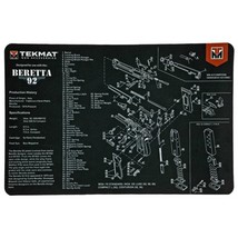 TEKMAT BERETTA 92 9MM PISTOL GUN CLEANING GUNSMITH BENCH MAT - £8.11 GBP