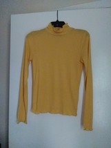 Derek Heart Juniors long sleeve mock neck soft delicate knit pullover sh... - $10.00